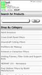 Mobile Screenshot of boothfilterstore.com